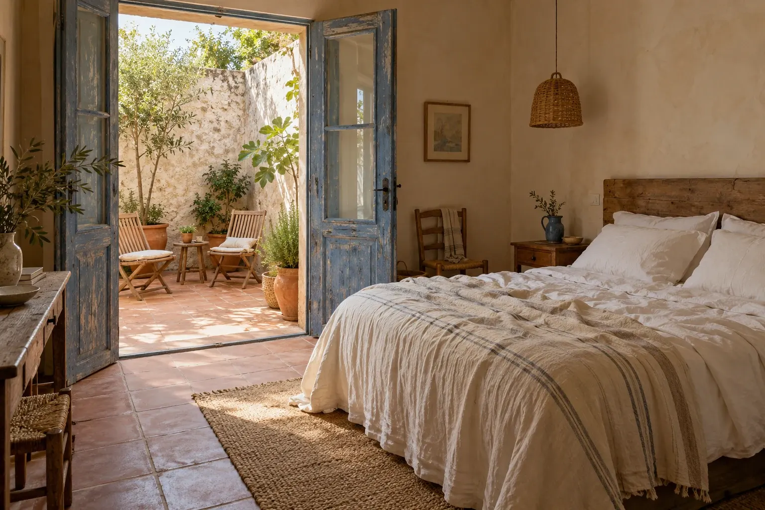 Patio Room: A room that opens to a little piece of outside.